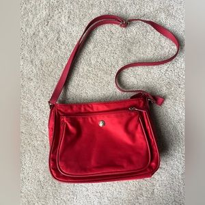 JPK Paris 75 Red Nylon Crossbody